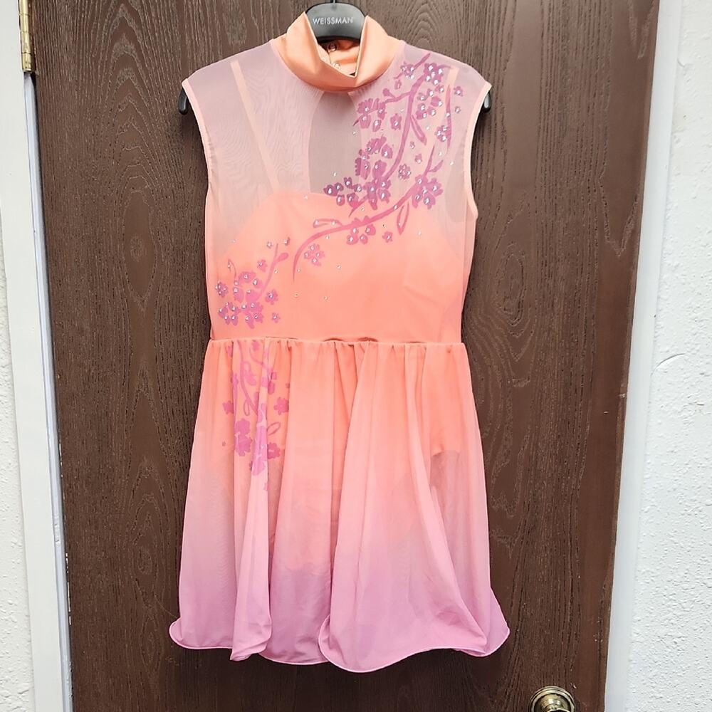 Weissman Orange and Pink Dance Costume